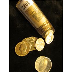 1022 _ (38) Washington Quarters dating in the Bicentennial years up to about 1982 D. Most are high g