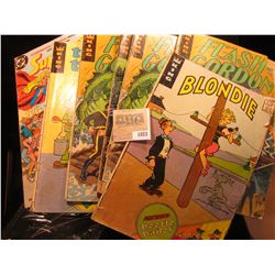 1023 _ (6) Early "King Comics" & a "DC" Comic. Includes Supergirl, Beetle Bailey, Flash Gordon, The 