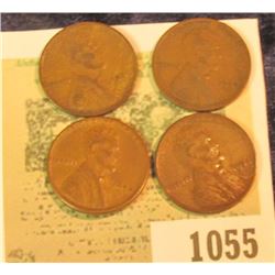 1055 _ 1909 P VDB Fine; 28D VG, 32P Fine, & 54 S VF Lincoln Cents.