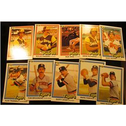 1073 _ No. 1-10 1981 Donruss Baseball Cards, all Mint condition.
