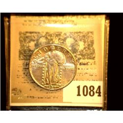 1084 _ 1927 P Standing Liberty Quarter, AU.
