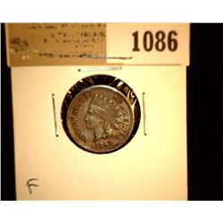 1086 _ 1862 Indian Head Cent. Fine.