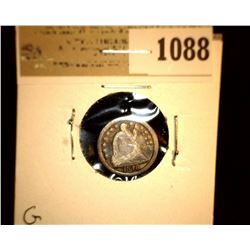 1088 _ 1848 O U.S. Seated Liberty Half Dime. Good.