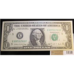 1118 _ Series 1988 $1 Richmond Federal Reserve Note, Choice CU.