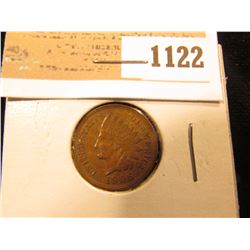 1122 _ 1906  Indian Head Cent, Brown AU.