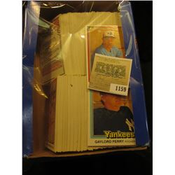1159 _ Box nearly full of 1981 Donruss Baseball Cards, Mint condition or nearly so. Includes Gaylord
