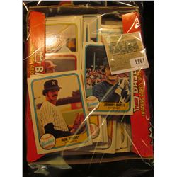 1161 _ Box full of 1981 Fleer Baseball Cards, Mint condition or nearly so. Includes Johhny Oates, Ro