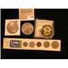 Image 2 : 1164 _ Bookmark with stamp and five coins "Souvenir from the Holy Land". Israel coins; 1972 D & 1976