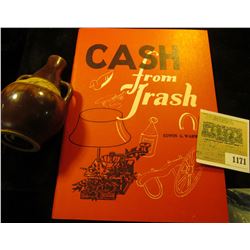 1171 _ "Cash from Trash" by Edwin G. Warman; & a Stoneware miniature jug "Polish Honey Drink,, Nadwi
