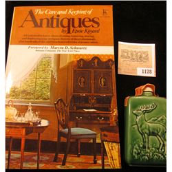 1178 _ "The Care and Keeping of Antiques" by Epsie Kinard; & a miniature "Beneagles Scotch Whiskey" 