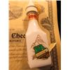 Image 3 : 1183 _ "Cheri Suisse Swiss Chocolate Cherry Liqueur" Miniature Bottle with mountain scenery embossed