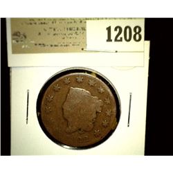 1208 _ 1822 U.S. Large Cent, G-AG.