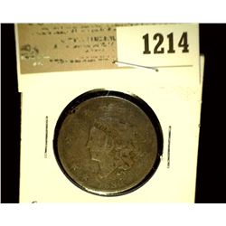 1214 _ 1830 U.S. Large Cent, Large letters, G.