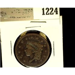 1224 _ 1836 U.S. Large Cent, VG.