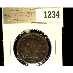 1234 _ 1846 U.S. Large Cent, Fine.