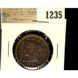 1235 _ 1846 U.S. Large Cent, Fine.