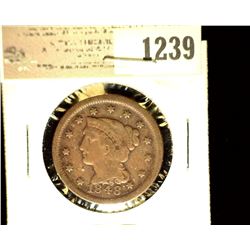 1239 _ 1848 U.S. Large Cent, Fine