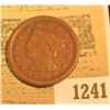 Image 1 : 1241 _ 1850 U.S. Large Cent, Good.