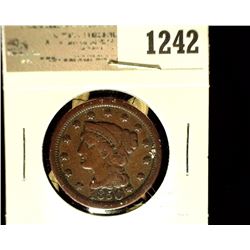 1242 _ 1850 U.S. Large Cent, Fine