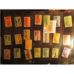 1258 _ Great collection of all 22 different Stamps representing "Panama Canal Anniversary Issue of 1