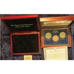 1263 _ (2) Nice Cherry Wood colored Hardwood boxes for your coins. 4 3/4  x 6 3/4  x 1 5/8 .