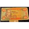 Image 1 : 1290 _ 1.10.79 $20 Bank of Jamaica Bank note, VF.