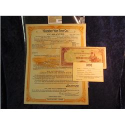 1304 _ June 6th, 1923 "Gordon-Van Tine Co." Guarantees to Mr. Floyd A. Howell, of Iowa City, Iowa al