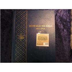 1310 _ Deluxe Whitman Album with a partial Set of Buffalo Nickels, which includes 1916 D, 17P, 18P, 