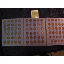 1314 _ Partial Set of Lincoln Cents in a blue Whitman folder, includes 1916P, S, 17P, D, S, 18P, D, 