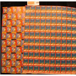 1328 _ Pair of 1934 Full Sheets of American Lung Association Christmas Seals, excellent condition.