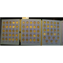 1355 _ Partial Set of 1916S to 1943 Mercury Dimes in a blue Whitman folder, a few scarcer dates. (38