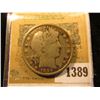 Image 1 : 1389 _ 1894 O Barber Half Dollar, VG. Some weird stuff going on near the Date on this piece, buy as 
