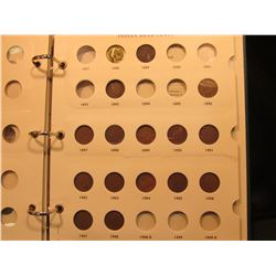 1407 _ 1888-1908 Partial Indian Head Collection in Littleton Archival Coin Album.