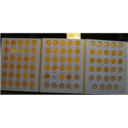 1416 _ 1941-1959 Lincoln Cent Set with (13) Extras in a Whitman Coin Folder.