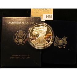 1425 _ 1996P Proof American Eagle Silver Dollar, Original as Issued.
