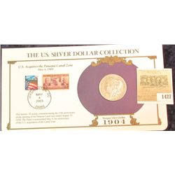 1427 _ 1904 Morgan Dollar first Day Cover.
