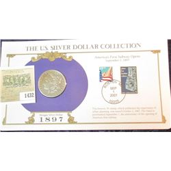 1432 _ 1897 S Morgan Dollar first Day Cover.