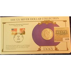 1439 _ 1885 Morgan Dollar first Day Cover.