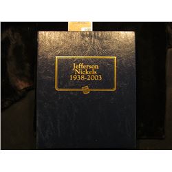 1470 _ Used and empty Deluxe Whitman Album "Jefferson Nickels 1938-2003". No coins.