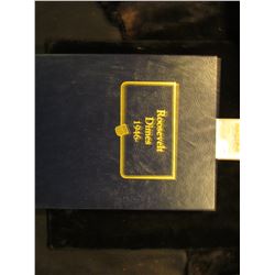1474 _ Used and empty Deluxe Whitman Album "Roosevelt Dimes 1946-". No coins.