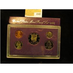 1547 _ 1992 S U.S. Proof Set, Original as issued.