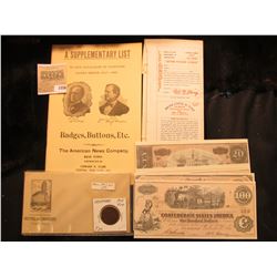 1556 _ Replica collection: "Here's Your Passport & Necessary Papers to Enter The South & Supply of C