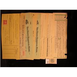 1565 _ (5) different Promissory Notes for $20, $20, $45, $45, & $90 …in Gold Coin of the United Stat