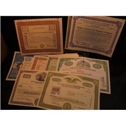 1596 _ Selection of memorabilia including Stock Certificates from "Bankers National Life Insurance C