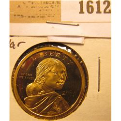 1612 _ 2003 S Proof 68 Native American Indian 'Golden' Dollar.