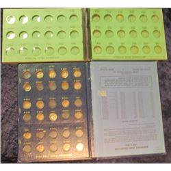 1620 _ Meghrig "Jefferson Nickels 1938" empty and used; Whitman Coin Album with Coins "Roosevelt Dim