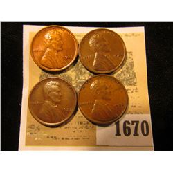 1670 _ 1922 D VF, (2) 23 P EF, & 25 P Brown Unc Lincoln Cents.