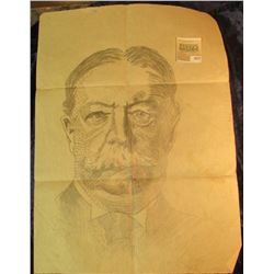1677 _ Original 14" x 24" Pencil Sketching of "Roy C. Lawrence" dated 1923. One of the original Lawr