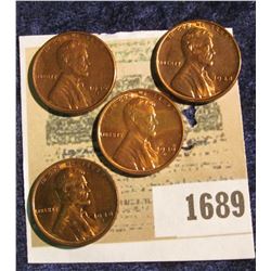 1689 _ 1936 S, 38P, S, & 39 D Uncirculated Lincoln Cents.