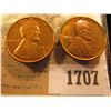 Image 1 : 1707 _ Pair of 1935 S Lincoln Cents, Brilliant Red-brown Uncirculated.